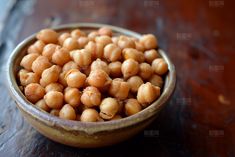 油炸黄金豆高清素材摄影图