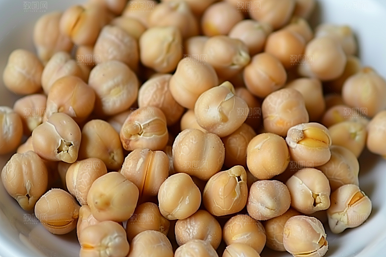 油炸黄金豆美味油炸食品摄影图