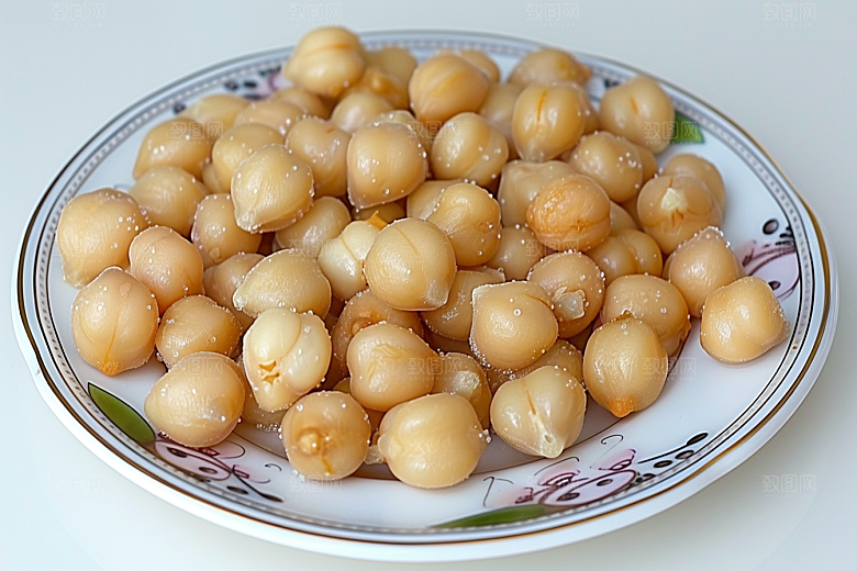 油炸黄金豆油炸食品美食摄影图