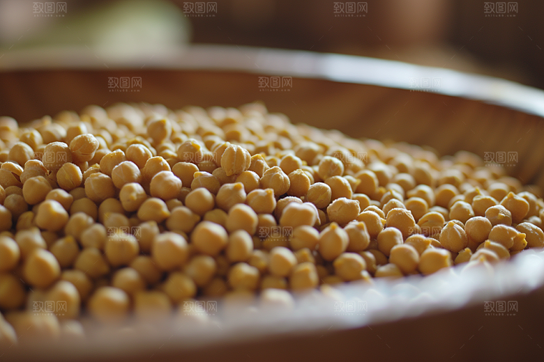 油炸黄金豆素材美食摄影图