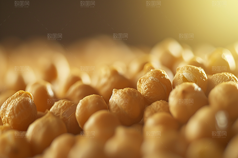 油炸黄金豆小吃素材摄影图