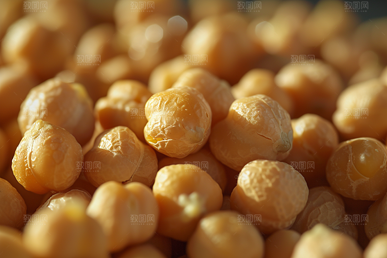 油炸黄金豆素材美味摄影图