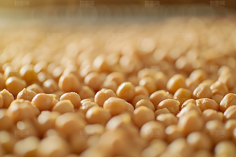 油炸黄金豆美食高清摄影图