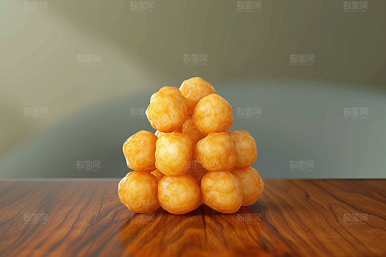 油炸黄金豆零食地方特色摄影图