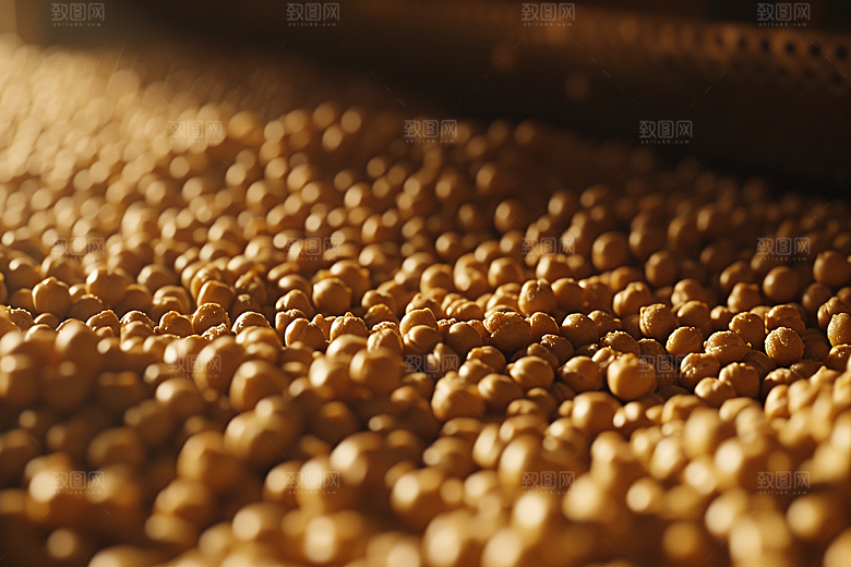 油炸黄金豆油炸食品膨化食品摄影图
