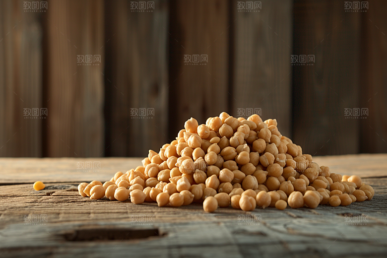 油炸黄金豆美味零食摄影图