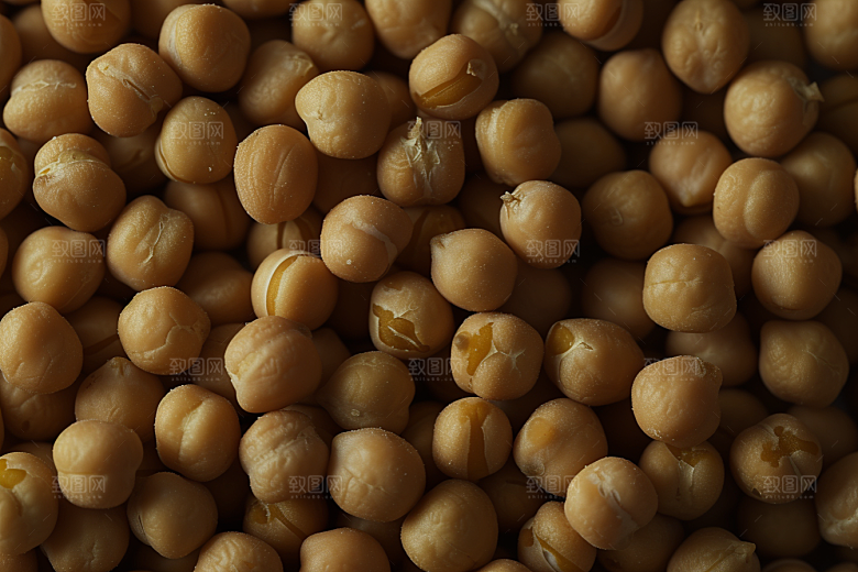 油炸黄金豆小吃美食摄影图