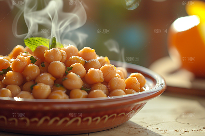 油炸黄金豆美味油炸食品摄影图