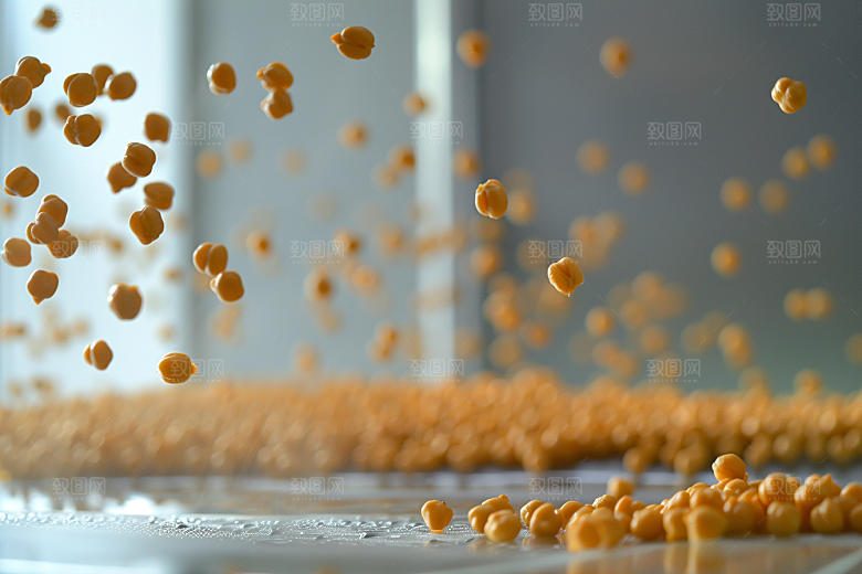 油炸黄金豆高清素材摄影图