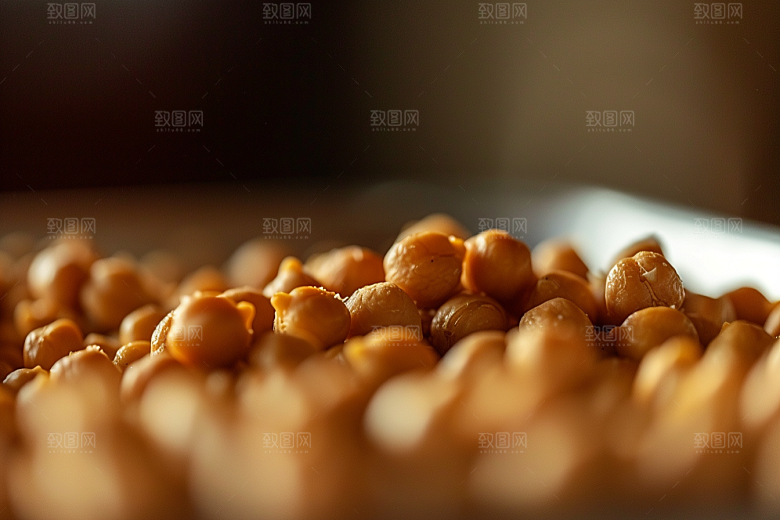 油炸黄金豆零食地方特色摄影图