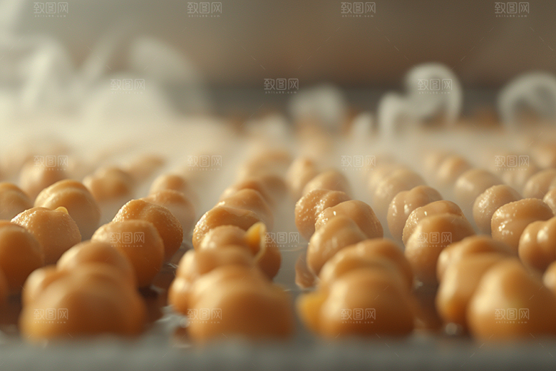 油炸黄金豆膨化食品零食摄影图