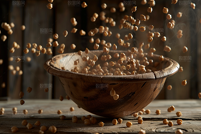 油炸黄金豆地方特色素材摄影图
