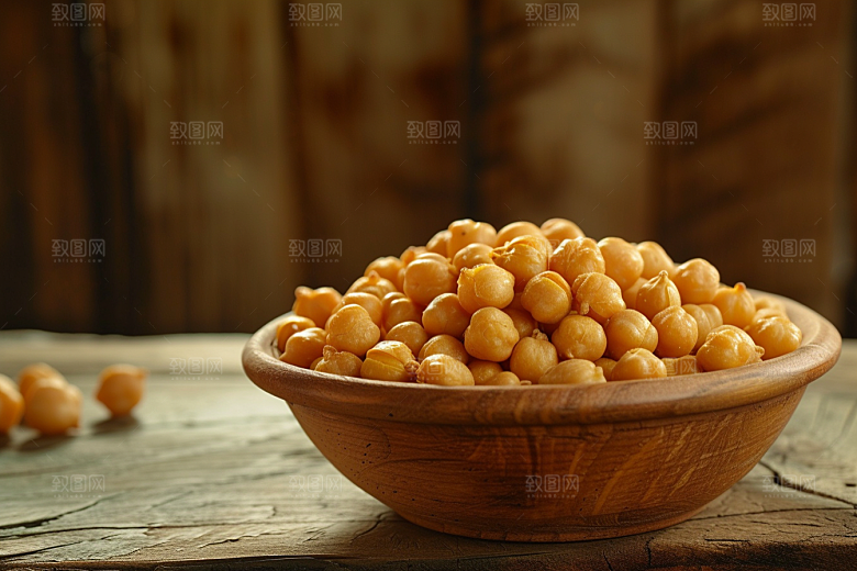 油炸黄金豆油炸食品高清摄影图