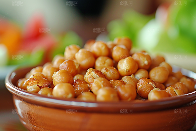 油炸黄金豆素材地方特色摄影图