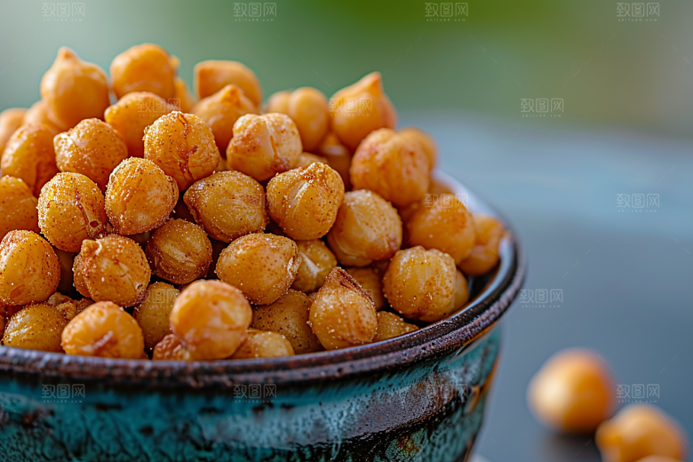 油炸黄金豆高清零食摄影图