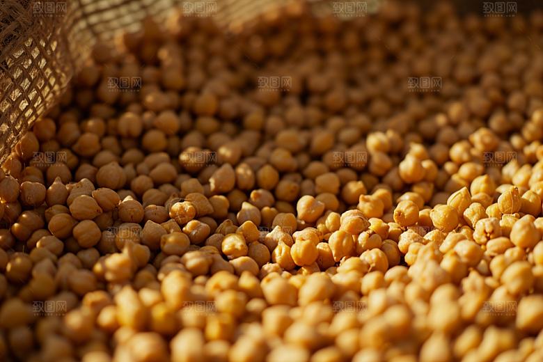 油炸黄金豆膨化食品素材摄影图