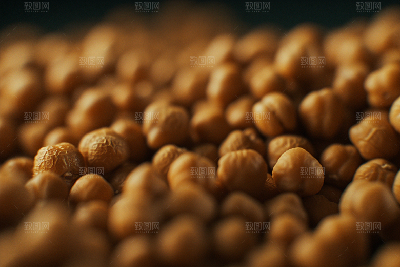 油炸黄金豆美味地方特色摄影图