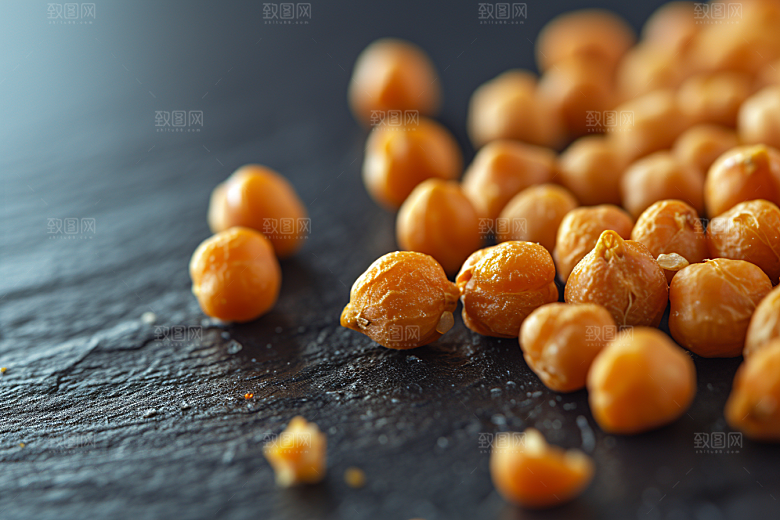 油炸黄金豆零食油炸食品摄影图