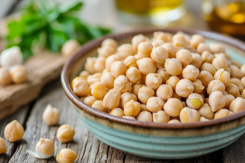 油炸黄金豆零食高清摄影图