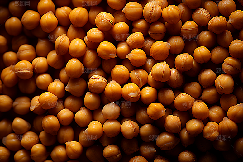 油炸黄金豆小吃零食摄影图