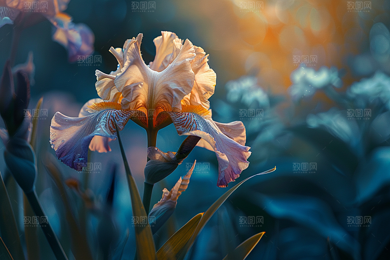 鸢尾花花朵花卉素材