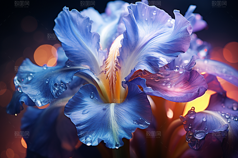 鸢尾花花朵花卉素材