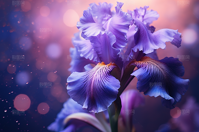 鸢尾花浪漫植物素材