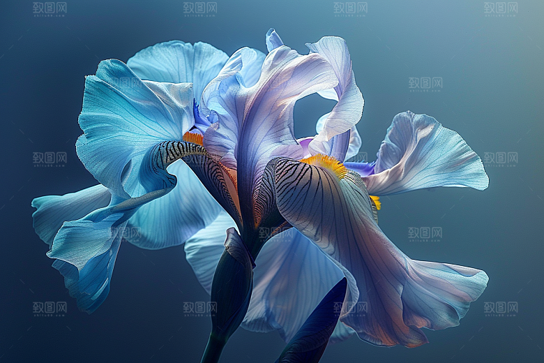 鸢尾花高清花朵素材