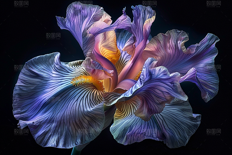 鸢尾花植物高清素材