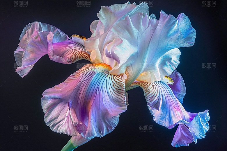 鸢尾花高清清新素材