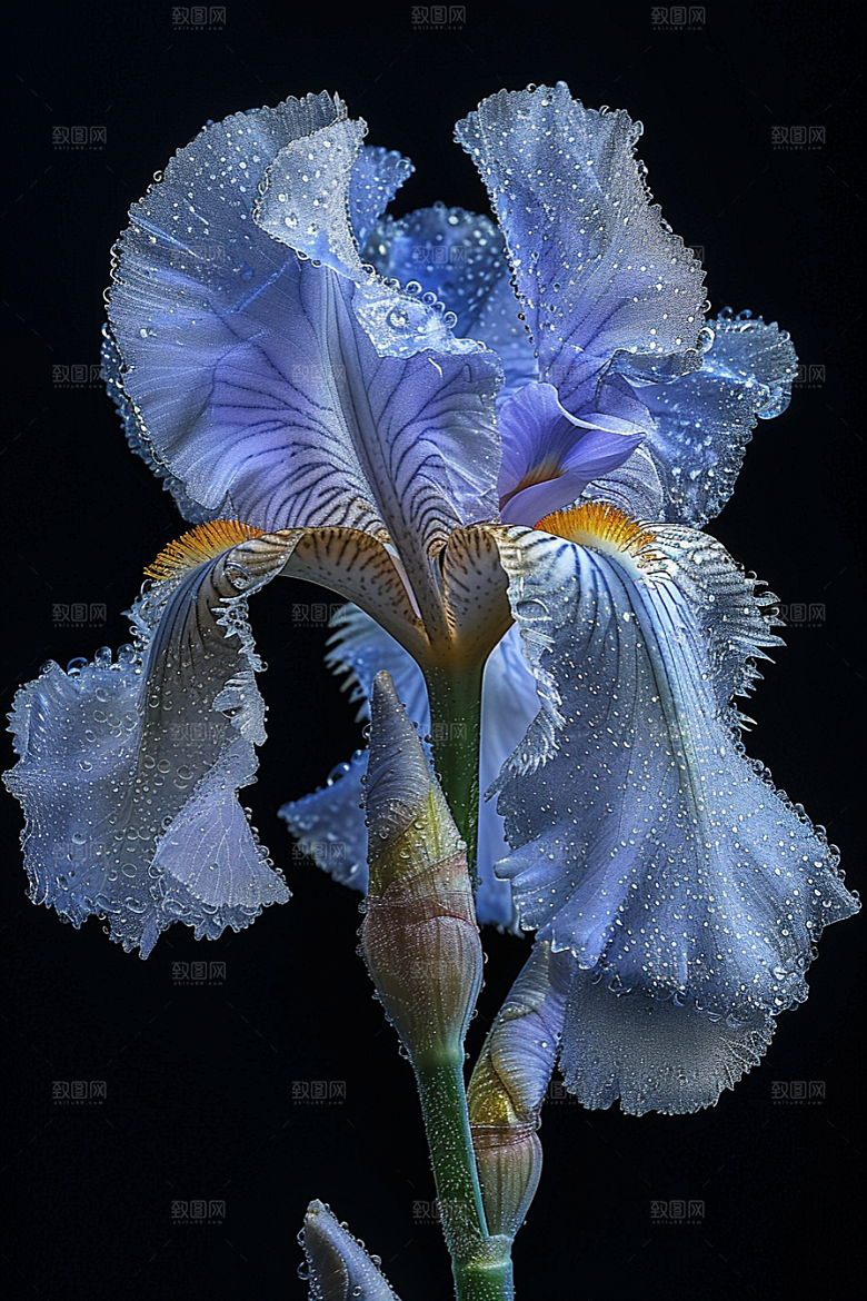 鸢尾花高清清新素材