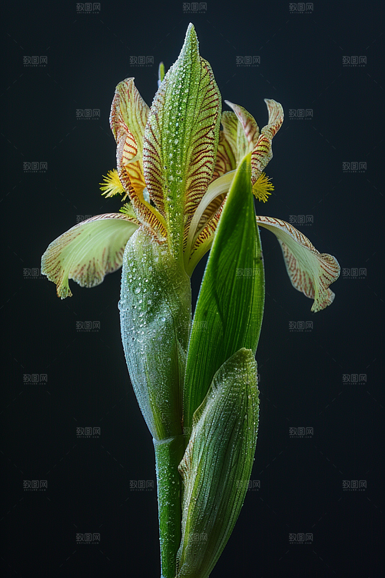 鸢尾花植物清新素材