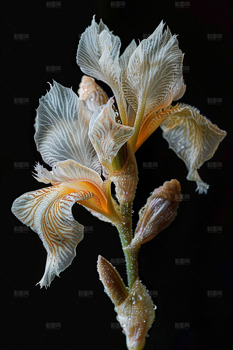 鸢尾花植物特写素材
