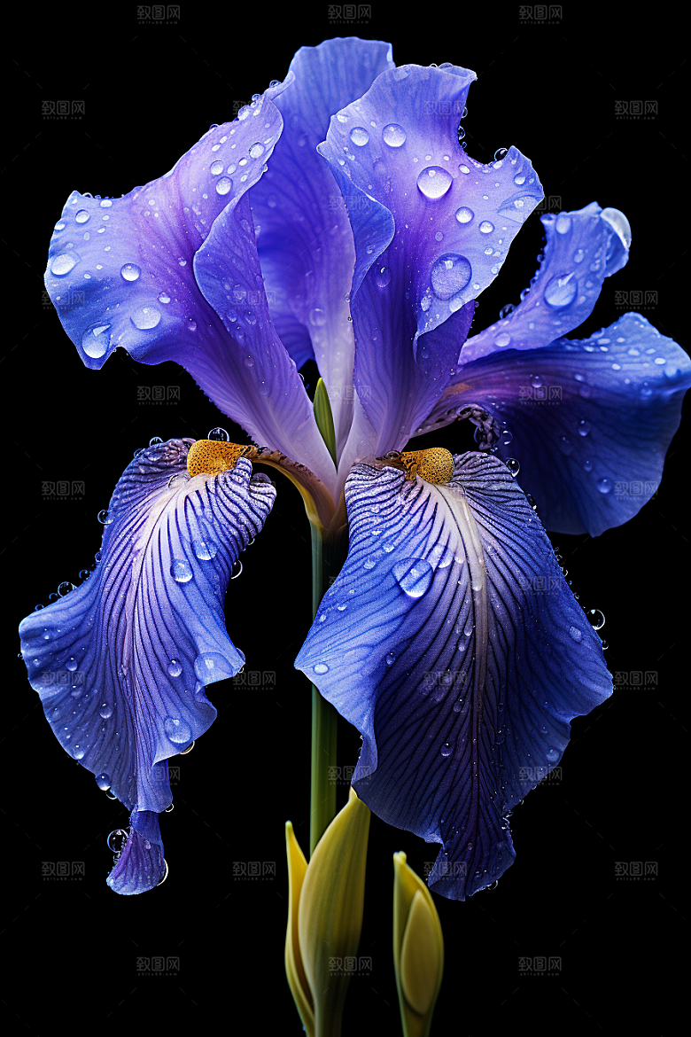鸢尾花高清花卉素材