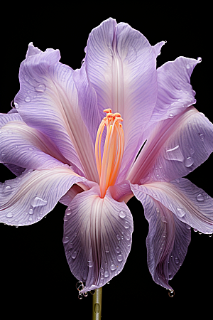 鸢尾花紫色花卉素材