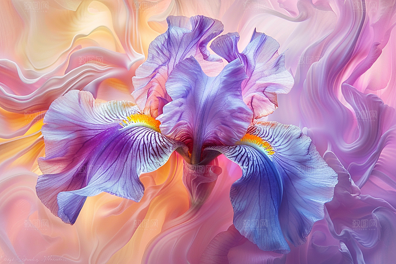 鸢尾花花朵高清素材