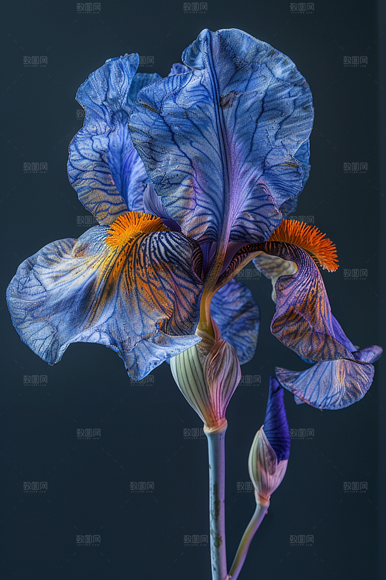 鸢尾花花卉花朵素材