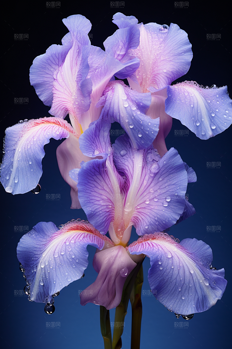 鸢尾花花朵高清素材