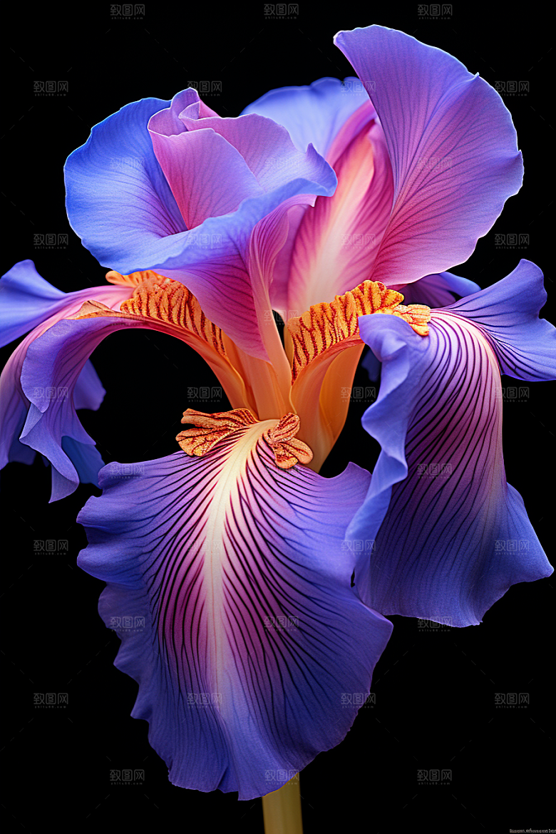 鸢尾花花卉花朵素材