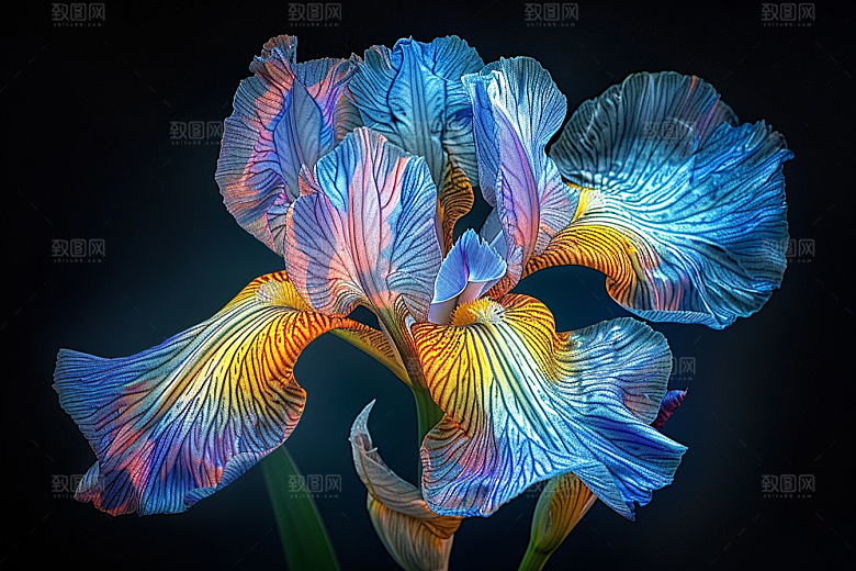 鸢尾花花卉花朵素材