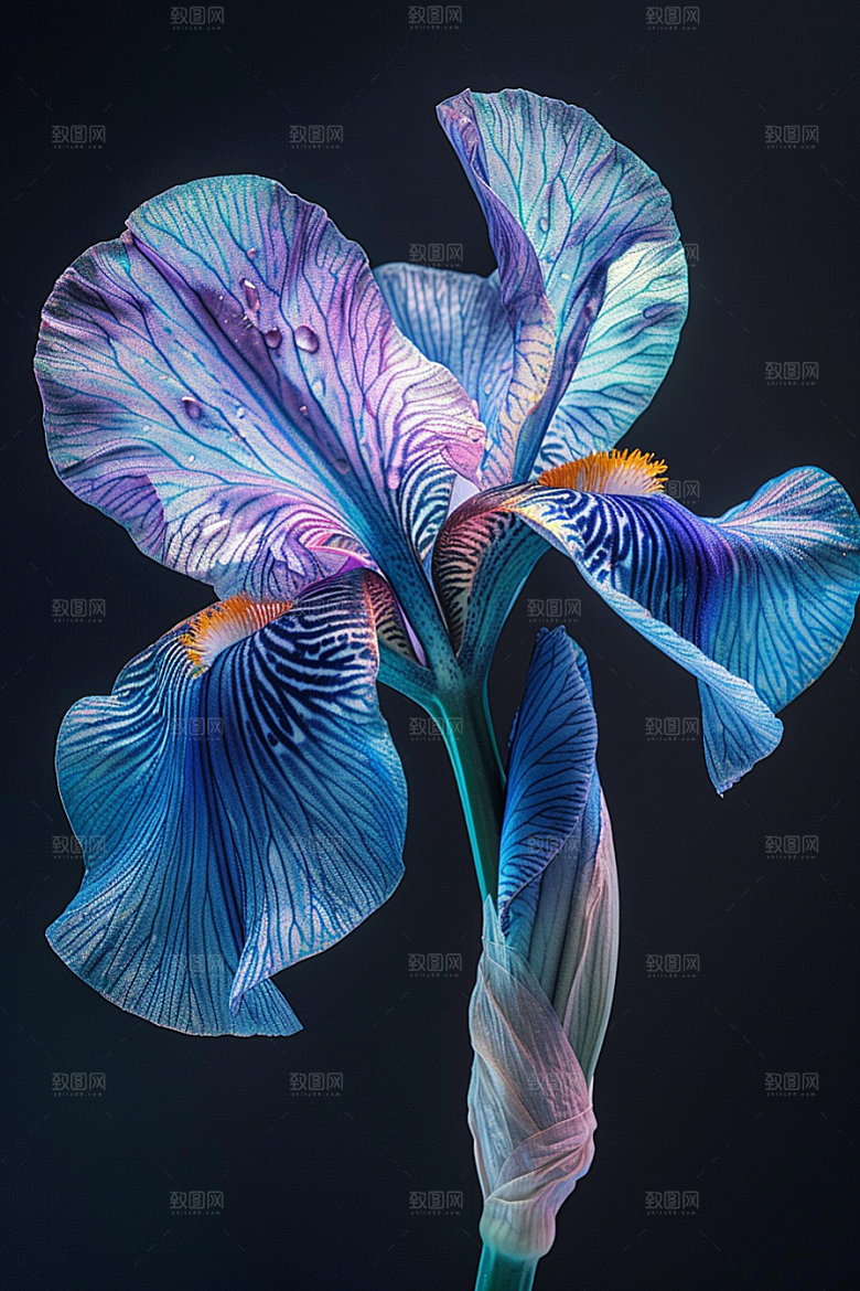 鸢尾花花卉植物素材