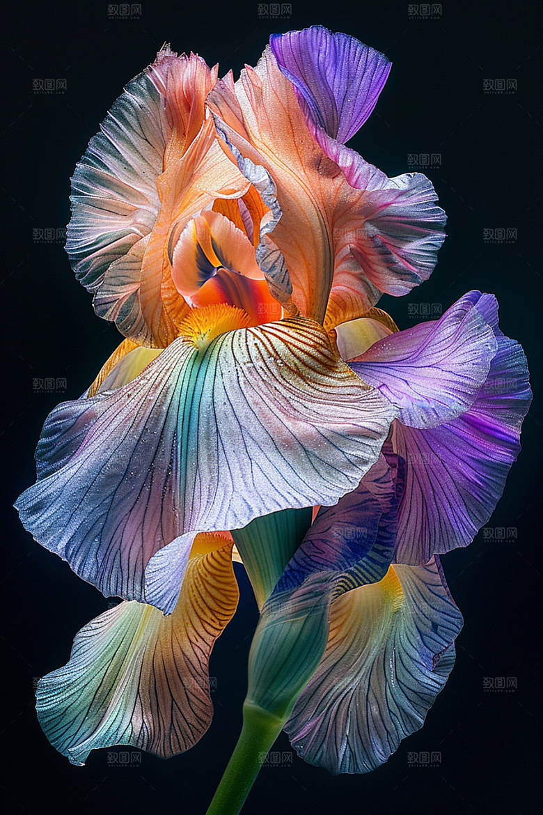 鸢尾花高清花朵素材