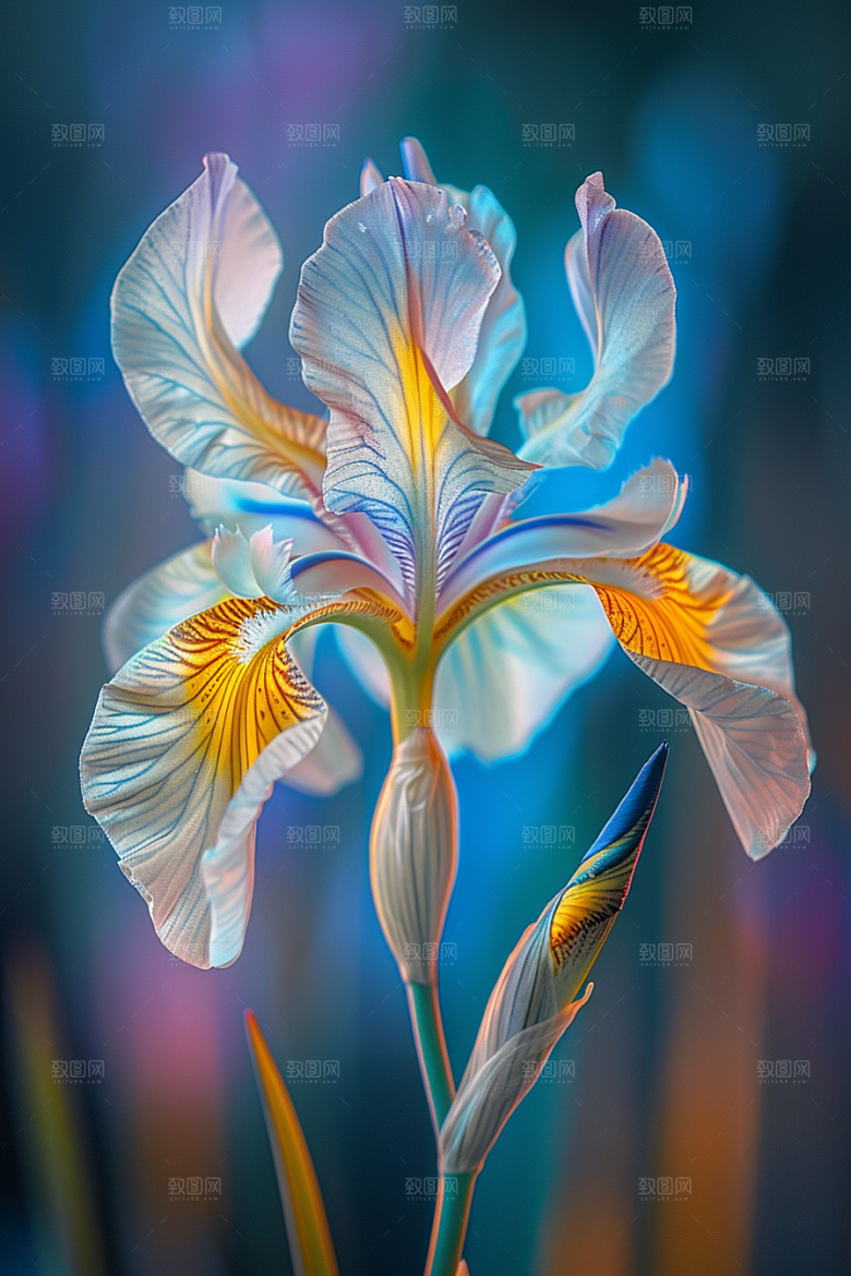 鸢尾花植物高清素材