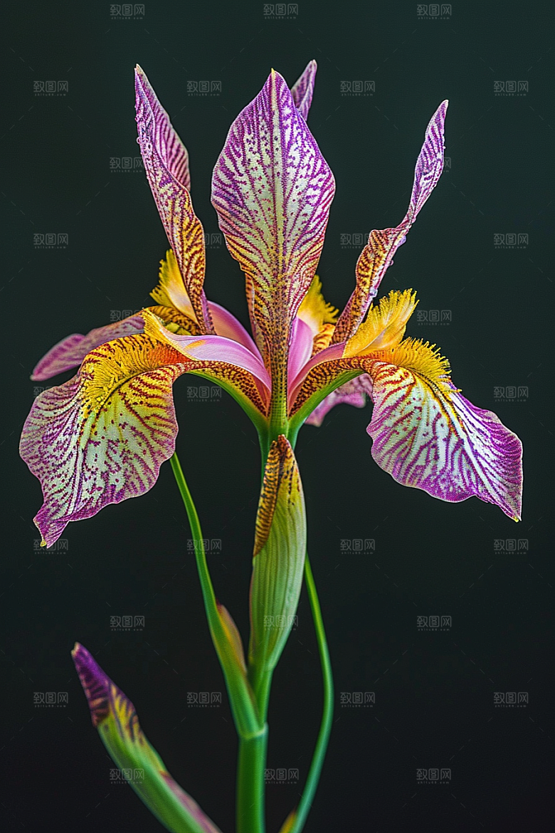 鸢尾花花卉花朵素材
