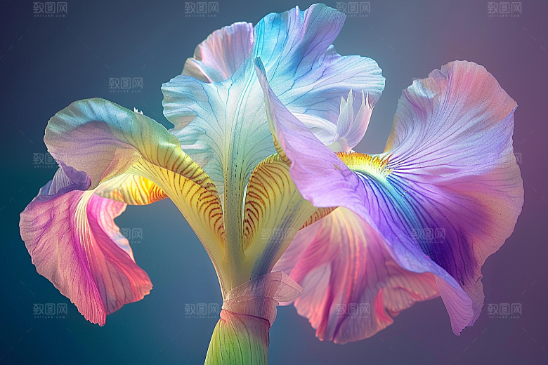 鸢尾花浪漫高清素材