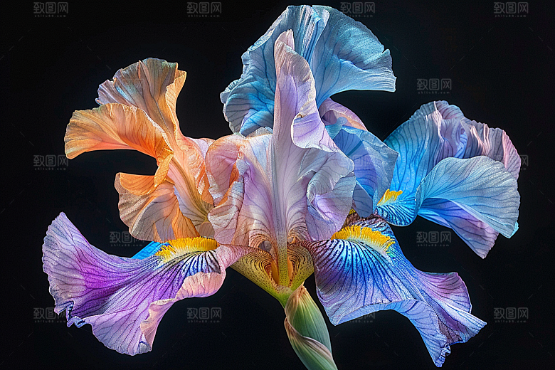 鸢尾花花朵高清素材