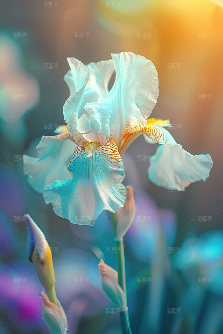 鸢尾花花朵高清素材