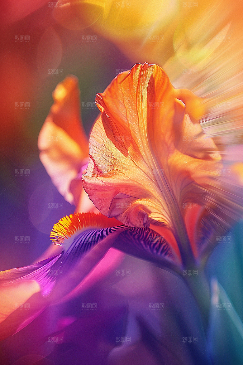 鸢尾花花朵花卉素材