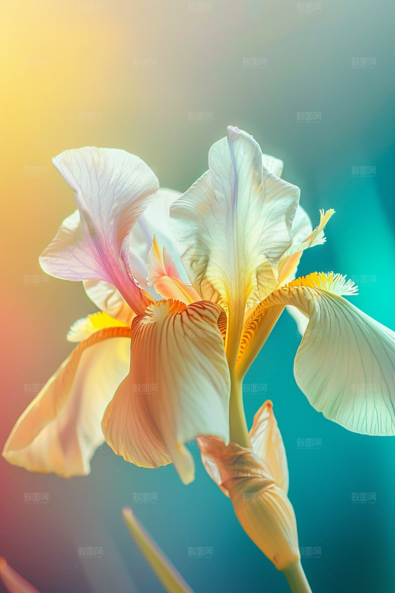 鸢尾花花朵自然素材