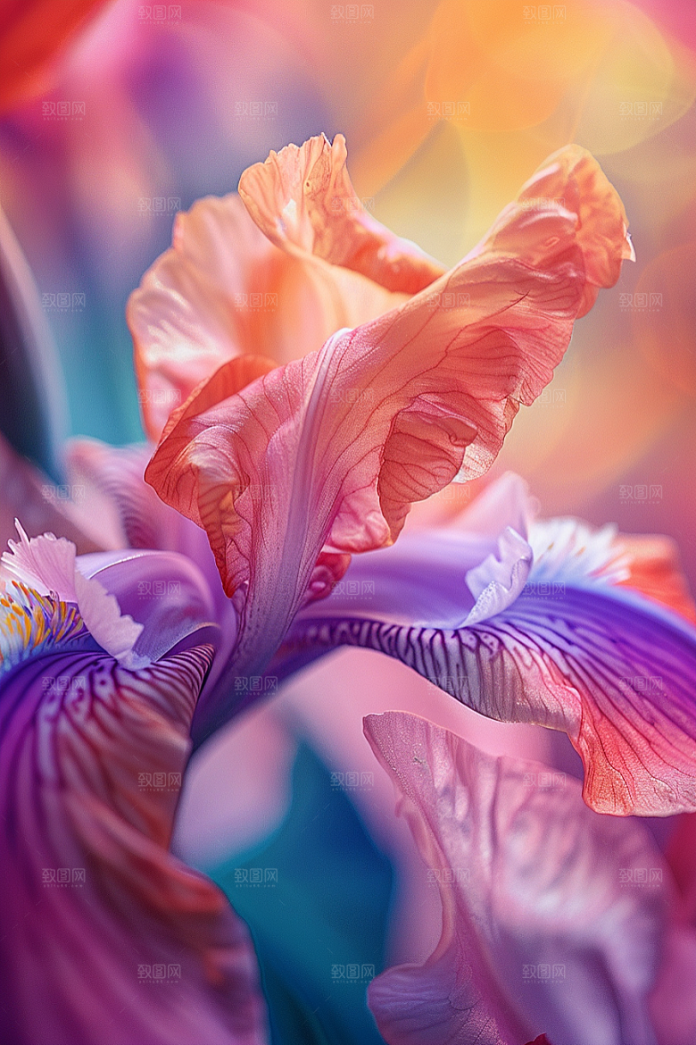 鸢尾花花卉花朵素材